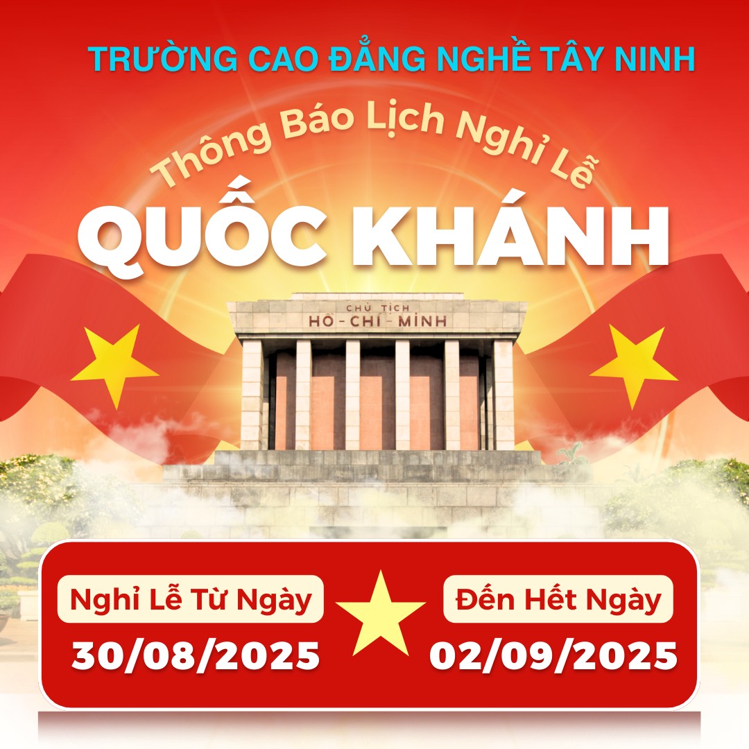 Thông báo nghỉ lễ Quốc khánh 02/9/2025